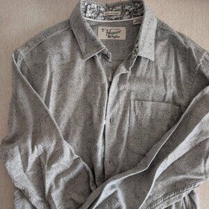 Penguin - Men's casual button down shirt - gray